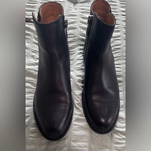 Franco Sarto black leather bootie. Great condition! Worn once.
